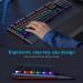 TeckNet Kumara EMK01027BK01 LED Illuminated Mechanical Gaming Keyboard - механична геймърска клавиатура с LED подсветка (за PC) 5