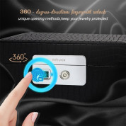 Fipilock Fingerprint Luxury Jewelry Box - кутия за бижута с отключване с пръстов отпечатък (черен) 2