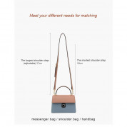 Fipilock Fingerprint Trend Lady Handbag - дамска чанта с отключване с пръстов отпечатък (светлосин) 5
