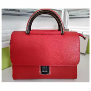 Fipilock Fingerprint Luxury Lady Handbag - луксозна дамска чанта с отключване с пръстов отпечатък (червен)