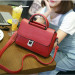 Fipilock Fingerprint Luxury Lady Handbag - луксозна дамска чанта с отключване с пръстов отпечатък (червен) 2