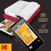 Kodak Smile Classic - фотоапарат за принтиране на моментни снимки (червен) 1
