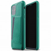Mujjo Leather Wallet Case for iPhone 11 (alpine green)