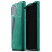 Mujjo Leather Wallet Case - кожен (естествена кожа) кейс с джоб за кредитна карта за iPhone 11 (зелен) 1
