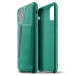 Mujjo Leather Wallet Case - кожен (естествена кожа) кейс с джоб за кредитна карта за iPhone 11 (зелен) 2