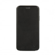 Vennus Elegance Flexi Case - вертикален кожен калъф за Samsung Galaxy S20 Plus (черен)