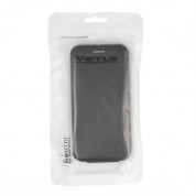 Vennus Elegance Flexi Case - вертикален кожен калъф за Samsung Galaxy S20 Plus (черен) 4