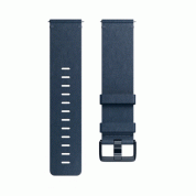 Fitbit Versa Accessory Band Leather Small - кожена (естествена кожа) каишка за Fitbit Versa (тъмносин) 