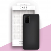 Case FortyFour No.1 Case - силиконов (TPU) калъф за Samsung Galaxy S20 Plus (черен)