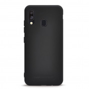 Case FortyFour No.1 Case - силиконов (TPU) калъф за Samsung Galaxy A40 (черен)