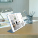 Macally Stand Case - полиуретанов калъф и поставка за iPad 7 (2019), iPad 8 (2020), iPad 9 (2021) (син) 9