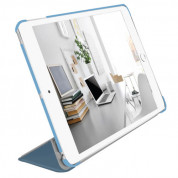 Macally Stand Case - полиуретанов калъф и поставка за iPad 7 (2019), iPad 8 (2020), iPad 9 (2021) (син) 6