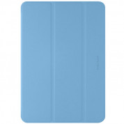 Macally Stand Case - полиуретанов калъф и поставка за iPad 7 (2019), iPad 8 (2020), iPad 9 (2021) (син) 1