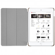 Macally Stand Case - полиуретанов калъф и поставка за iPad 7 (2019), iPad 8 (2020), iPad 9 (2021) (кафяв) 3