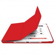 Macally Stand Case - полиуретанов калъф и поставка за iPad 7 (2019), iPad 8 (2020), iPad 9 (2021) (червен) 7
