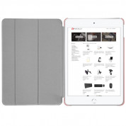 Macally Stand Case - полиуретанов калъф и поставка за iPad 7 (2019), iPad 8 (2020), iPad 9 (2021) (розов) 2