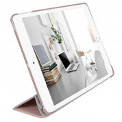 Macally Stand Case - полиуретанов калъф и поставка за iPad 7 (2019), iPad 8 (2020), iPad 9 (2021) (розов) 6