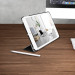 Macally Stand Pen Case - полиуретанов калъф и поставка с отделение за Apple Pencil за iPad 9 (2021), iPad 8 (2020), iPad 7 (2019) (черен) 13