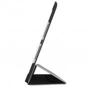 Macally Stand Pen Case - полиуретанов калъф и поставка с отделение за Apple Pencil за iPad 7 (2019), iPad 8 (2020) (черен) 8