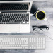 Macally Ultra Slim USB Wired Keyboard - жична клавиатура за Mac и PC (бял)  8