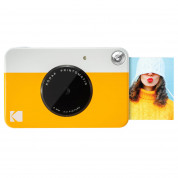 Kodak Printomatic ZINK - фотоапарат за принтиране на моментни снимки (жълт-бял) 