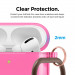 Elago Airpods Pro TPU Hang Case - силиконов калъф с карабинер за Apple Airpods Pro (розов) 3
