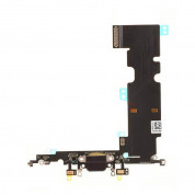 OEM iPhone 8 Plus System Connector and Flex Cable - лентов кабел с Lightning конектора и долните микрофони за iPhone 8 Plus (черен)