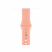 Apple Grapefruit Sport Band S/M & M/L - оригинална силиконова каишка за Apple Watch 38мм, 40мм (светлорозов) 1