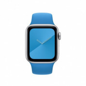 Apple Surf Blue Sport Band S/M & M/L - оригинална силиконова каишка за Apple Watch 38мм, 40мм (син) 2