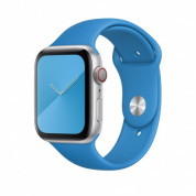Apple Surf Blue Sport Band S/M & M/L - оригинална силиконова каишка за Apple Watch 42мм, 44мм (син)