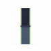 Apple Neon Lime Sport Loop - оригинална текстилна каишка за Apple Watch 38мм, 40мм (син-зелен) 2