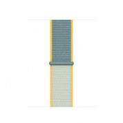 Apple Sunshine Sport Loop - оригинална текстилна каишка за Apple Watch 38мм, 40мм (зелен-жълт) 1