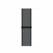 Apple Watch Nike Band Sport Loop - оригинална текстилна каишка за Apple Watch 38мм, 40мм (лилав-зелен)