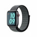 Apple Watch Nike Band Sport Loop - оригинална текстилна каишка за Apple Watch 38мм, 40мм (лилав-зелен) 2