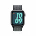 Apple Watch Nike Band Sport Loop - оригинална текстилна каишка за Apple Watch 38мм, 40мм (лилав-зелен) 3