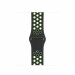 Apple Watch Nike Sport Band - оригинална силиконова каишка за Apple Watch 38мм, 40мм (черен-зелен)  1