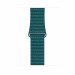 Apple Peacock Leather Loop Medium - оригинална кожена каишка за Apple Watch 42мм, 44мм (зелен) 1
