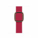 Apple Modern Buckle Band Medium - оригинална кожена каишка за Apple Watch 38мм, 40мм (тъмнорозов) 1
