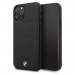 BMW Signature Horizontal Lines Leather Case - кожен (естествена кожа) кейс за iPhone 11 Pro Max (черен) 1