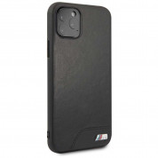 BMW M Collection Hard Case - кожен (естествена кожа) кейс за iPhone 11 Pro Max (черен) 1
