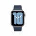 Apple Modern Buckle Band Medium - оригинална кожена каишка за Apple Watch 38мм, 40мм (тъмносин) 3