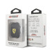 Ferrari Airpods Silicone Case - силиконов калъф с карабинер за Apple Airpods и Apple Airpods 2 (черен) 2