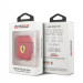 Ferrari Airpods Silicone Case - силиконов калъф с карабинер за Apple Airpods и Apple Airpods 2 (червен) 2