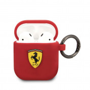Ferrari Airpods Silicone Case for Apple Airpods и Apple Airpods 2 (red)