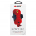 Ferrari Automatic and Fast Charge Mount 10W - автоматична поставка за кола с безжично зареждане за QI съвместими смартфони до 6.5 инча (червен) 3