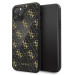 Guess 4G Double Layer Glitter Case - дизайнерски кейс с висока защита за iPhone 11 Pro (черен) 1