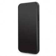 Guess 4G Double Layer Glitter Case - дизайнерски кейс с висока защита за iPhone 11 Pro (черен) 3