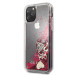 Guess Glitter Hard Case - дизайнерски кейс с висока защита за iPhone 11 Pro (червен) 2