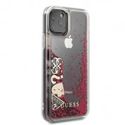 Guess Glitter Hard Case for iPhone 11 Pro (red) 2