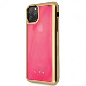 Guess Glow Sand Hard Case - дизайнерски кейс с висока защита за iPhone 11 Pro (розов) 1